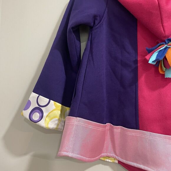 Twirly Girl Jacket Girls Pink/Purple Hood Washable Sz 7 Authentic New with Tags - Picture 14 of 16